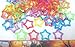 Power of Dream Star Shape Clear Color Chain Links Plastic Neon Toy Parrot Bird Foot Parts Kid DIY 100pcs