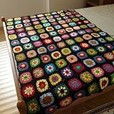 CZQLWW Handmade Crochet Throw Blanket Granny Sweater Style Year Round Gift Indoor Outdoor Travel Accent Throw for Sofa Comforter Couch Bed Recliner Living Room Bedroom Decor 59' x39' (Black)