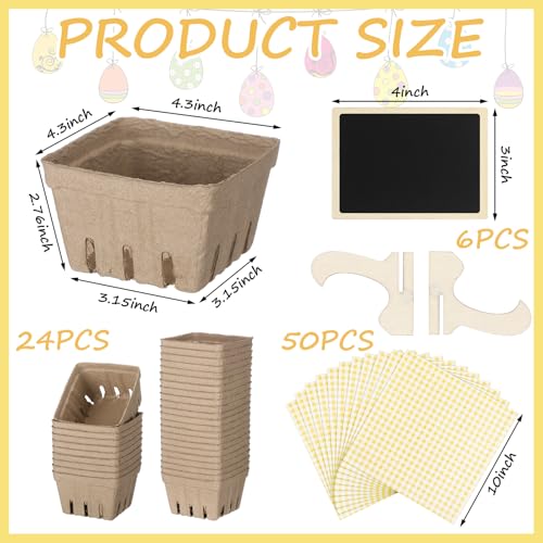 Lerheedi 24 Set Farmer Market Decoration Farm Stand Supplies,Yellow by Lerheedi - Used condition - Image 2