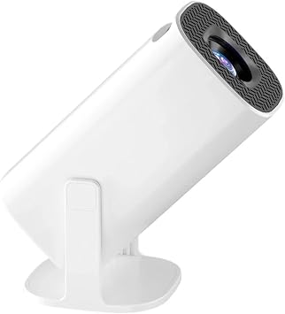 Projector 4K Projector Home Theater Portable LED Mini 1080P Native Smart Video Game Mobile Pocket Cinema Wi-Fi BT Small Household White
