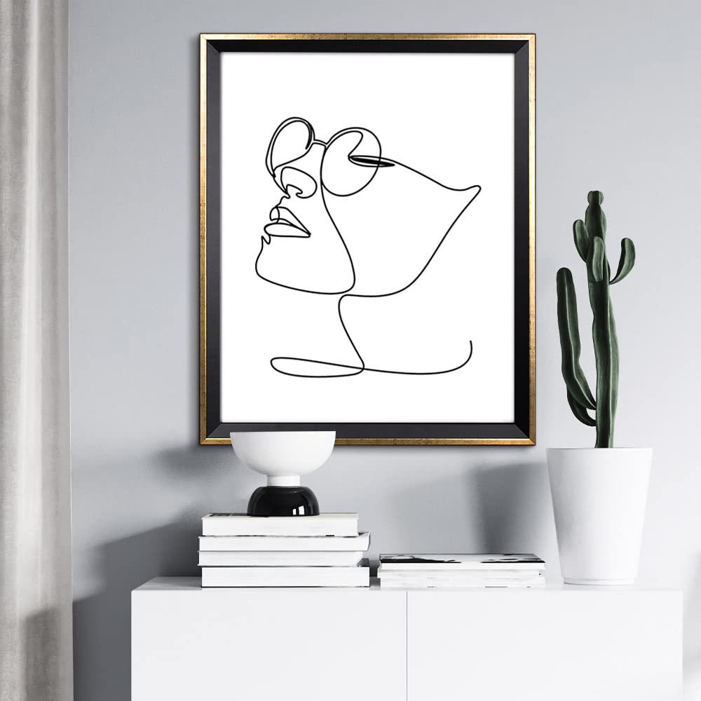 Fotolijst Incl. Poster - Een Witte Kaart Van Puerto Rico Met Schaduw 40x40 Cm Posterlijst