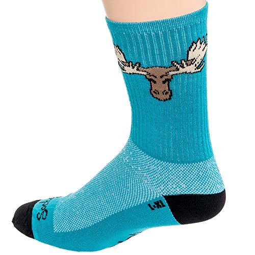 SockGuy, Crew Cuff Nice Rack Mens Socks, cuff height 6", size XL / L2