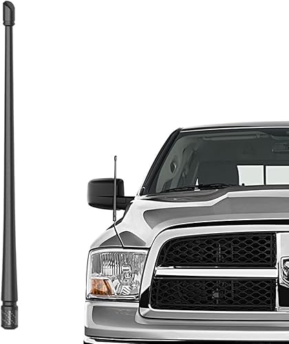 Rydonair Antena compatible con Dodge Ram 1500 2012-2022 Reemplazo de antena de goma flexible de 13 pulgadas Diseñado para una recepción optimizada