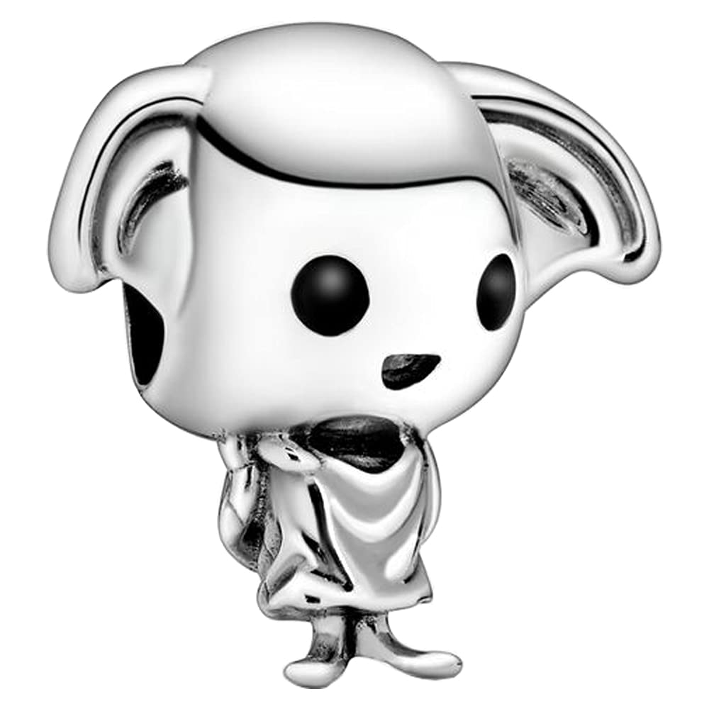 TopLADDobby The House Elf fits Charm Bracelets 925 Silver DIY Fashion Christmas Birthday Jewellery for Women