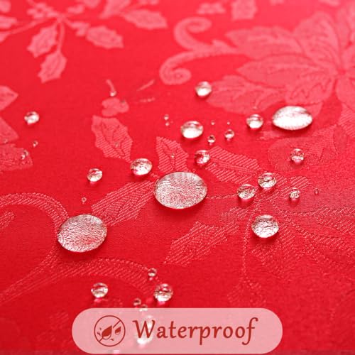 Servilletas de Tela Navideñas Jacquard 20"x20" Set x4 Rojo miniatura 4
