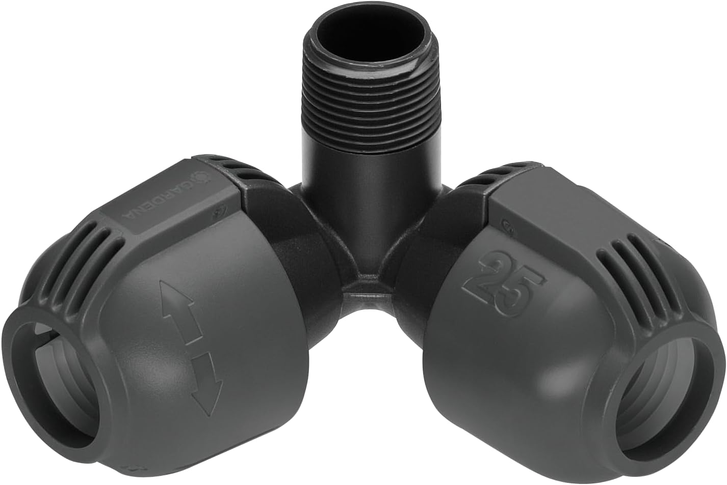 GARDENA 2783-U Angle Piece 25mm x 3/4" male threads -Sprinkler System Pro