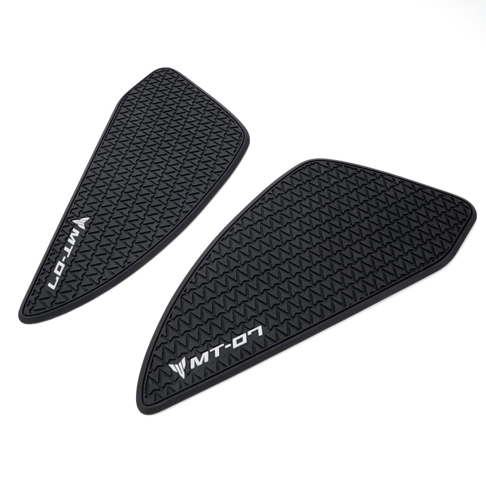 Motocicleta Side Depósito Agarres Compatible con MT07 MT 07 2025 2026 Antideslizante Laterales Combustible Tank Pad Protector Pegatinas MT-07 Accesorios