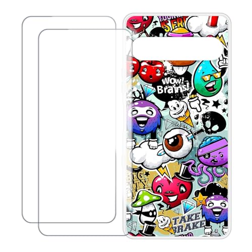 UOGNADGD Sony Xperia 10 VII �Ƃ̌݊������� �J�X�^���J���t���P�[�X�{�����K���X�ی�t�B����2���t�� ? �Ռ��z�������h�~ (������)