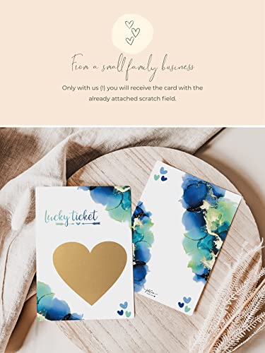 Image of Joli Coon Pregnancy announcement scratch card - You are going to be a daddy - Baby announcement with envelope - Dream