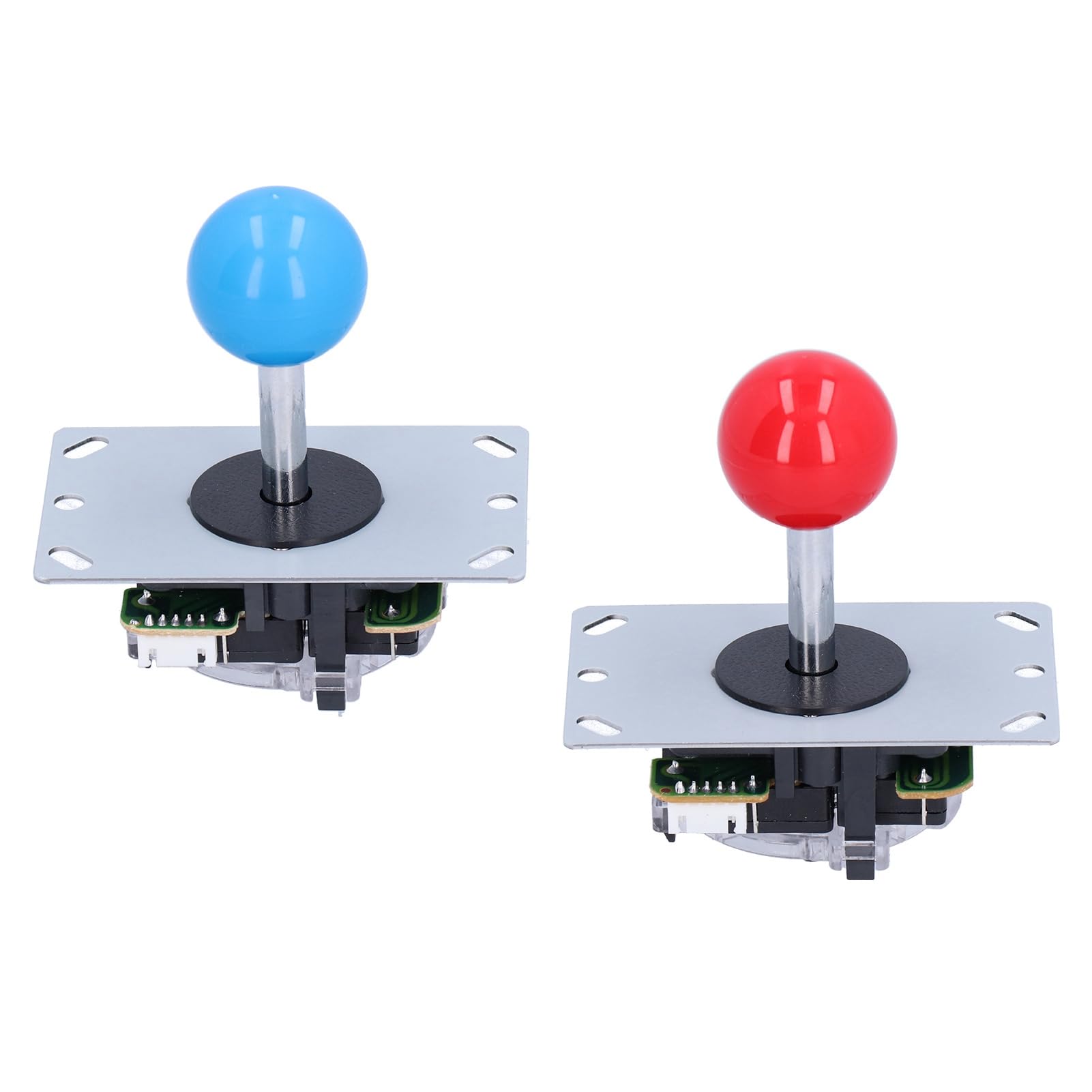 Zunate Przyciski LED do Gier Arkadowych 2 Graczy + 2 Joysticki + 20 X Podświetlane Diodami LED Przyciski do Gier Arkadowych Zestaw DIY Części Zestawy Kontrolerów do
