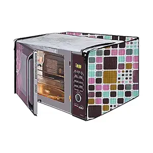 Aavya Unique Fashion Microwave Oven Cover Dust Proof & Water Proof for 21 Litre Convection Microwave Oven Cover,26, Multicolor