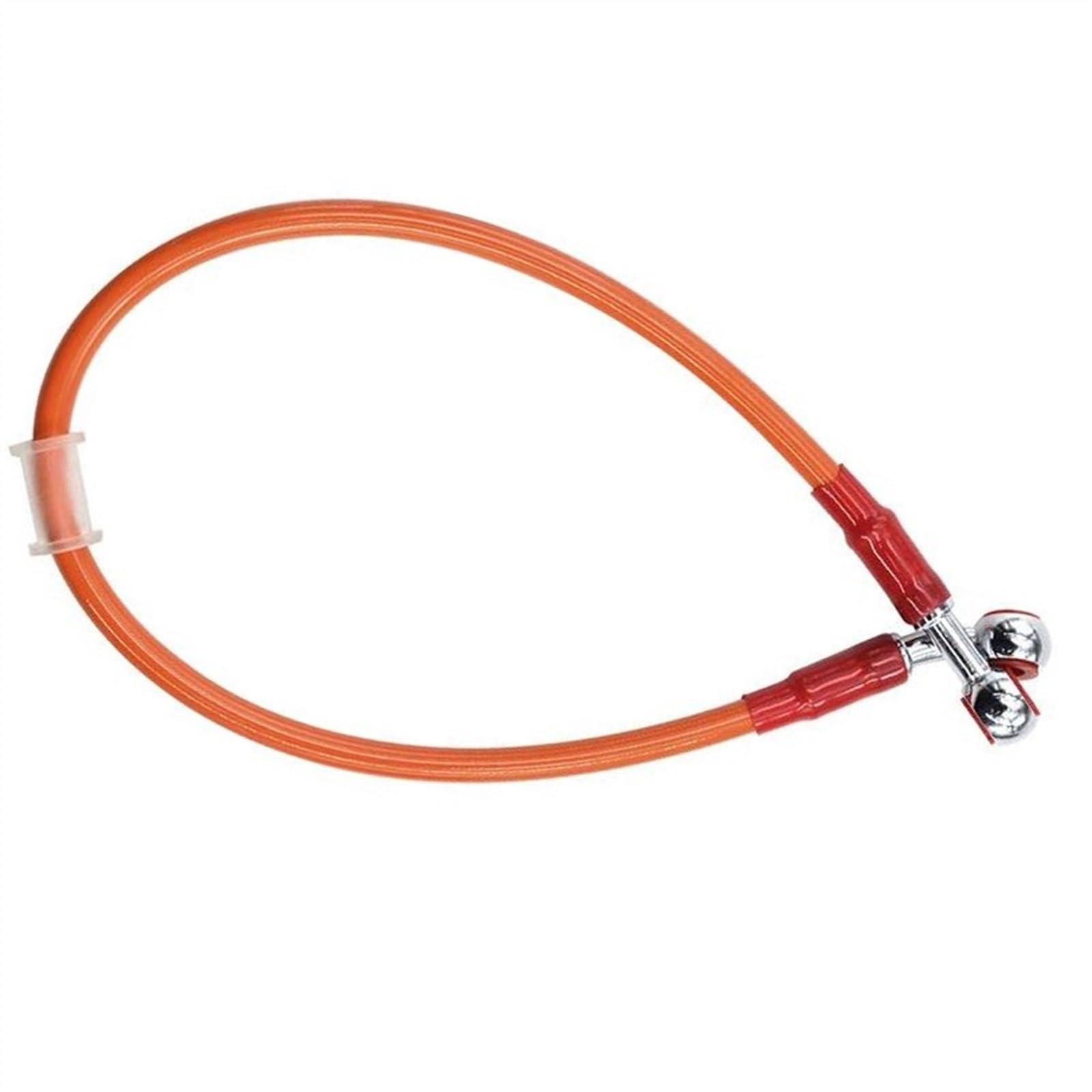 Ksxzw Orange Motorbike Part Motorcycle Braided Steel Hydraulic Brake Line Clutch Oil Hose Tube 60Cm(Orange)