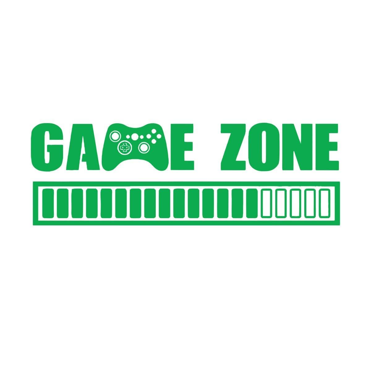 Eat Sleep Game Zone Loading Wall Sticker Playroom Boys Room Video Gamer Gaming Player Wall Decal Bedroom Vinyl Decor Large - 56x138cm — image 1