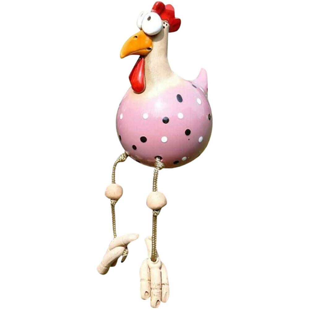 Hidyliu 1 x garden decoration chicken, handmade garden decoration, chicken decoration, handmade garden statues