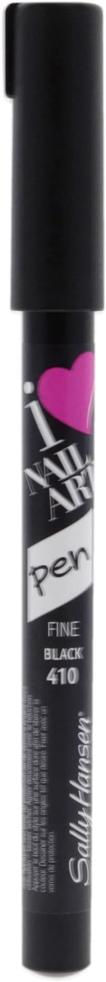 Nail Art Pens, Black, 410, 0.04 Fluid Ounce