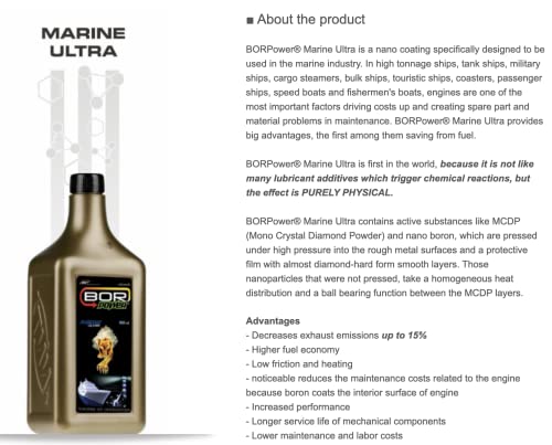 Aditivo Marino Ultra Nano Oil Boron Motor 1000 ml miniatura 2