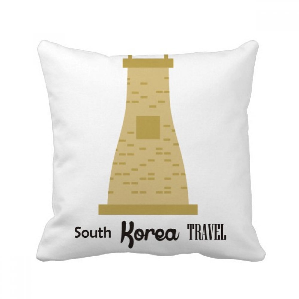 Coussin Corée du Sud repères Square Building oreiller décoratif canapé