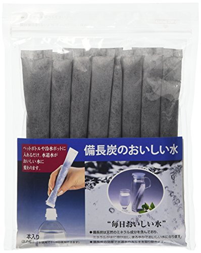 8 echte bio-butaan-staafjes uit Japan, met beschermende omslag. Actieve kool van bamboe, reinigt en mineraliseert het water van de kraan, karaf, drinkfles, koffiezetapparaat.