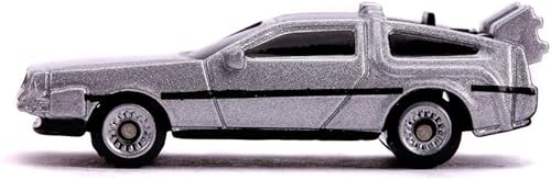 Miniatura 6 de Jada Back to The Future - Paquete de 3 autos de 1.65 pulgadas, nano fundidos a presión, juguetes para niños y adultos