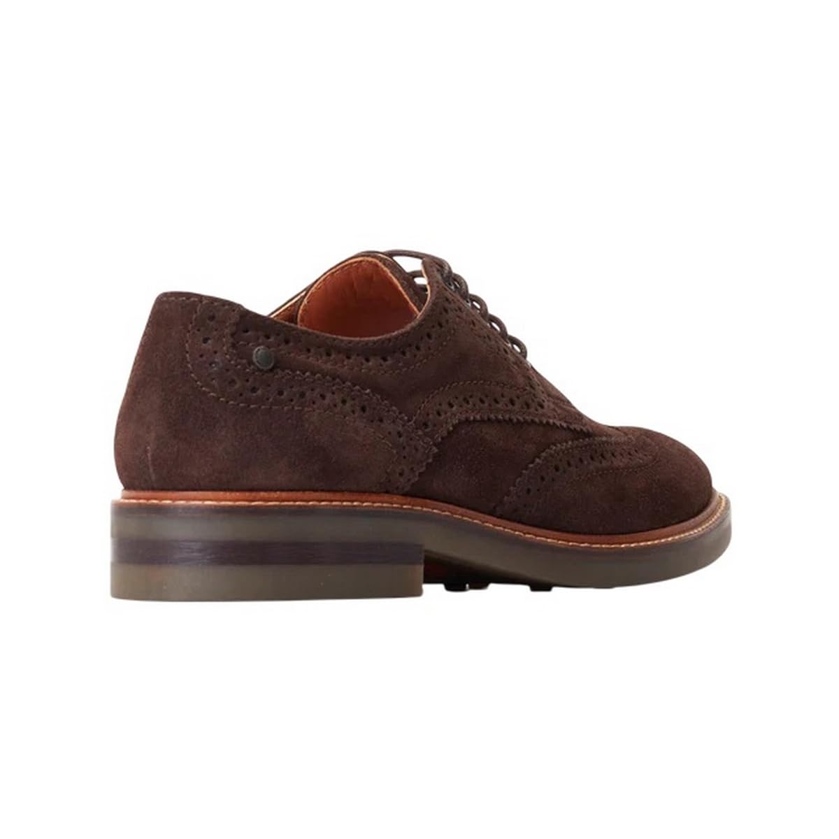 Base London Hatfield Brogue buty męskie z zamszu