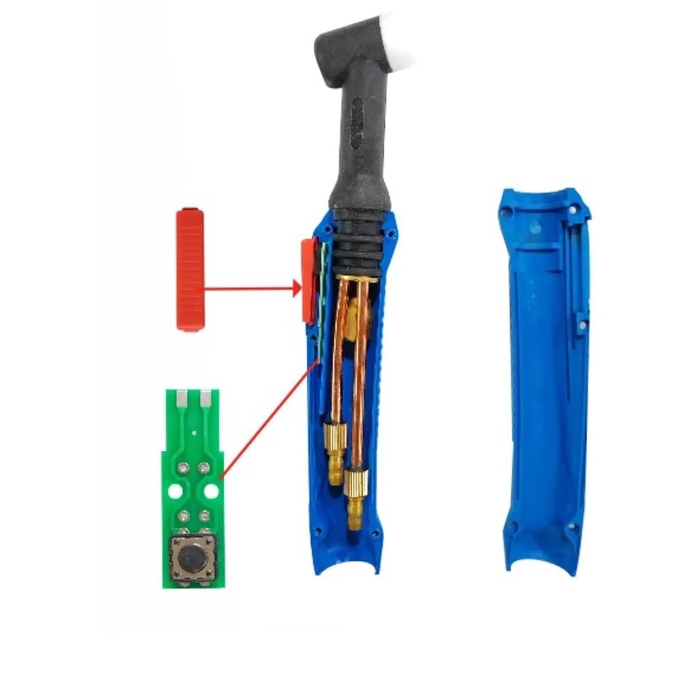 Microbotón eléctrico de 1,55 x 5 cm, apto for reparación de piezas de gatillo de interruptor TIG