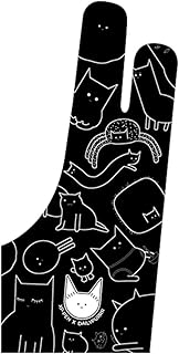 XPPen Digital Drawing Glove Two-Finger Artist Glove for Drawing Tablet Cute Cat Print Drawing Glove Suitable for Right and Left Hand