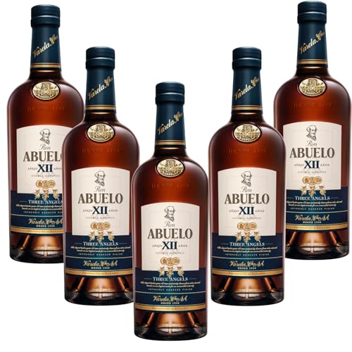 Ron Abuelo Añejo 12 Años – Ron Premium de Panamá Envejecido en Barricas de Roble – Pack 6 Botellas 70 cl