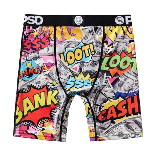 Image of PSD Underwear Youth Boys Boxer Brief - Various Print Comfortable Active Underwear for Boys, Kids Boys Underwear Packs