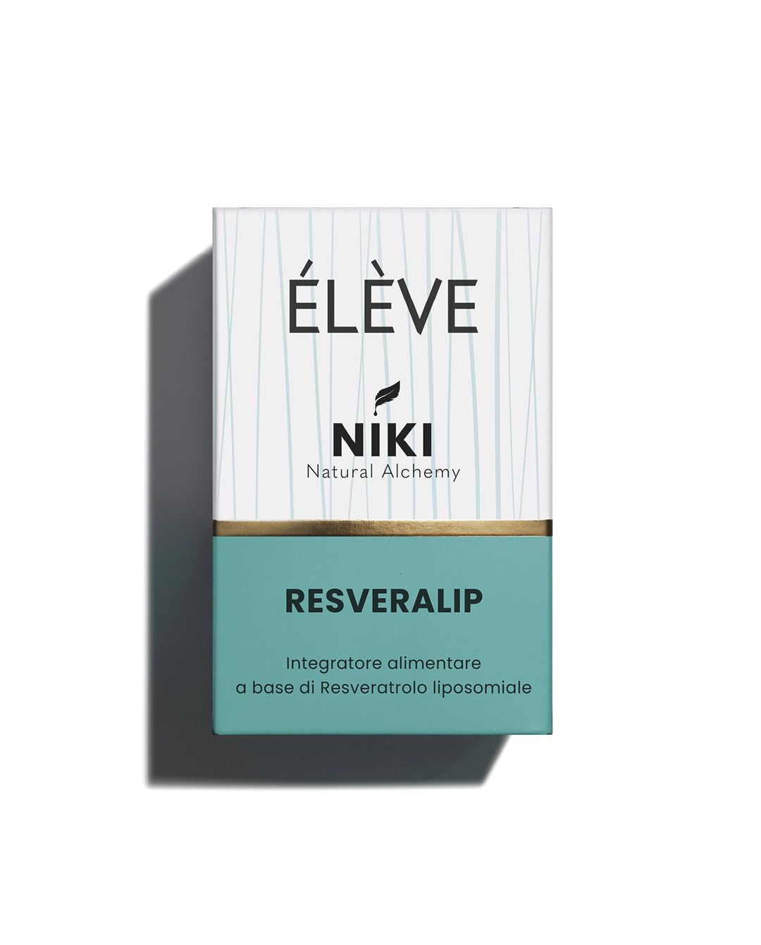 Élève Niki Natural Alchemy Resveralip Resveratrolo Liposomiale, Integratore Alimentare Antiossidante ad Alta Biodisponibilità, Stick Orosolubili Facili da Assumere, Senza Glutine e Lattosio, 30 Stick