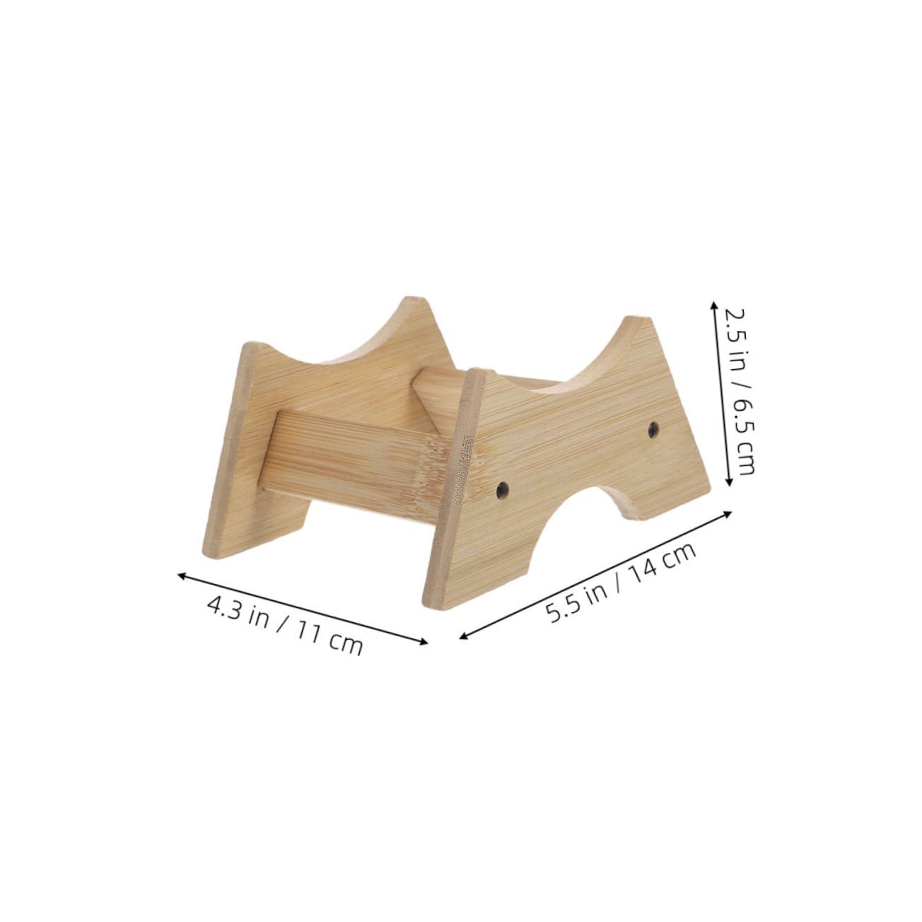WOONEKY Soporte de Madera para Barril de Vino y Jarras de Agua, 2 Piezas, Diseño Elegante y Compatible para Bares y Entornos Comerciales