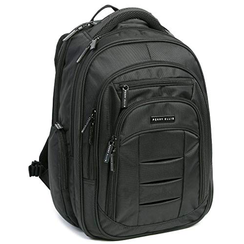 Catálogo de Perry Ellis Man - los preferidos. 30 Mochila para portátil Perry Ellis, Negro