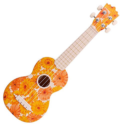 Classic Cantabile BeachBuddy Beachflower Ukulélé Soprane ABS - Les Beatles, Paul McCartney, John Lennon, RIngo Starr, George Harrison Classic Cantabile BeachBuddy Beachflower Ukulélé Soprane ABS – Image 3