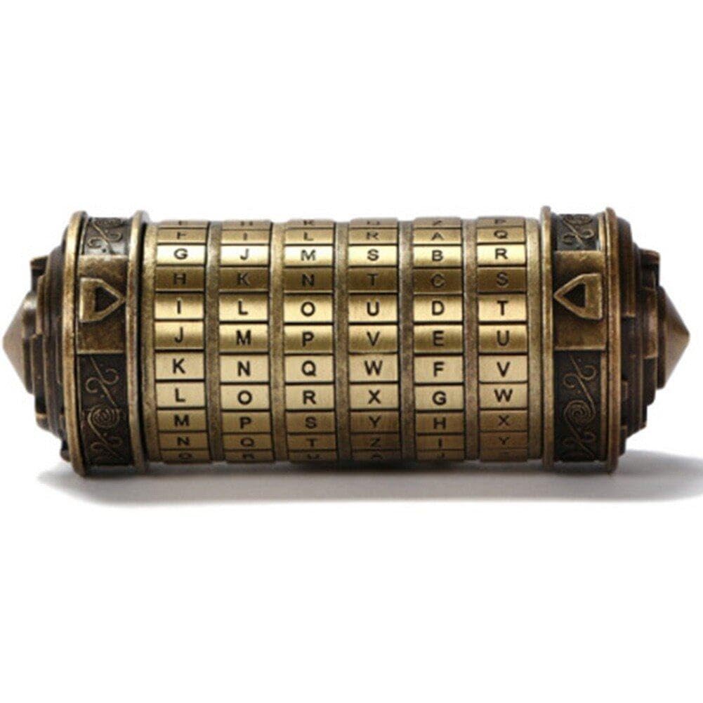 Vinci Metal Cryptex Locks Idées Cadeaux Vinci Lock pour Échapper Aux Accessoires De Chambre Cadeaux d'anniversaire Romantiques pour Elle