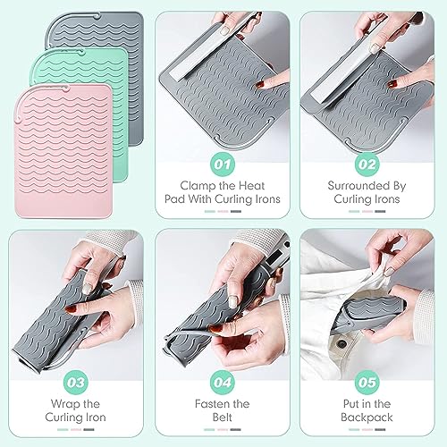 Tapete resistente al calor y funda de silicona para plancha miniatura 3