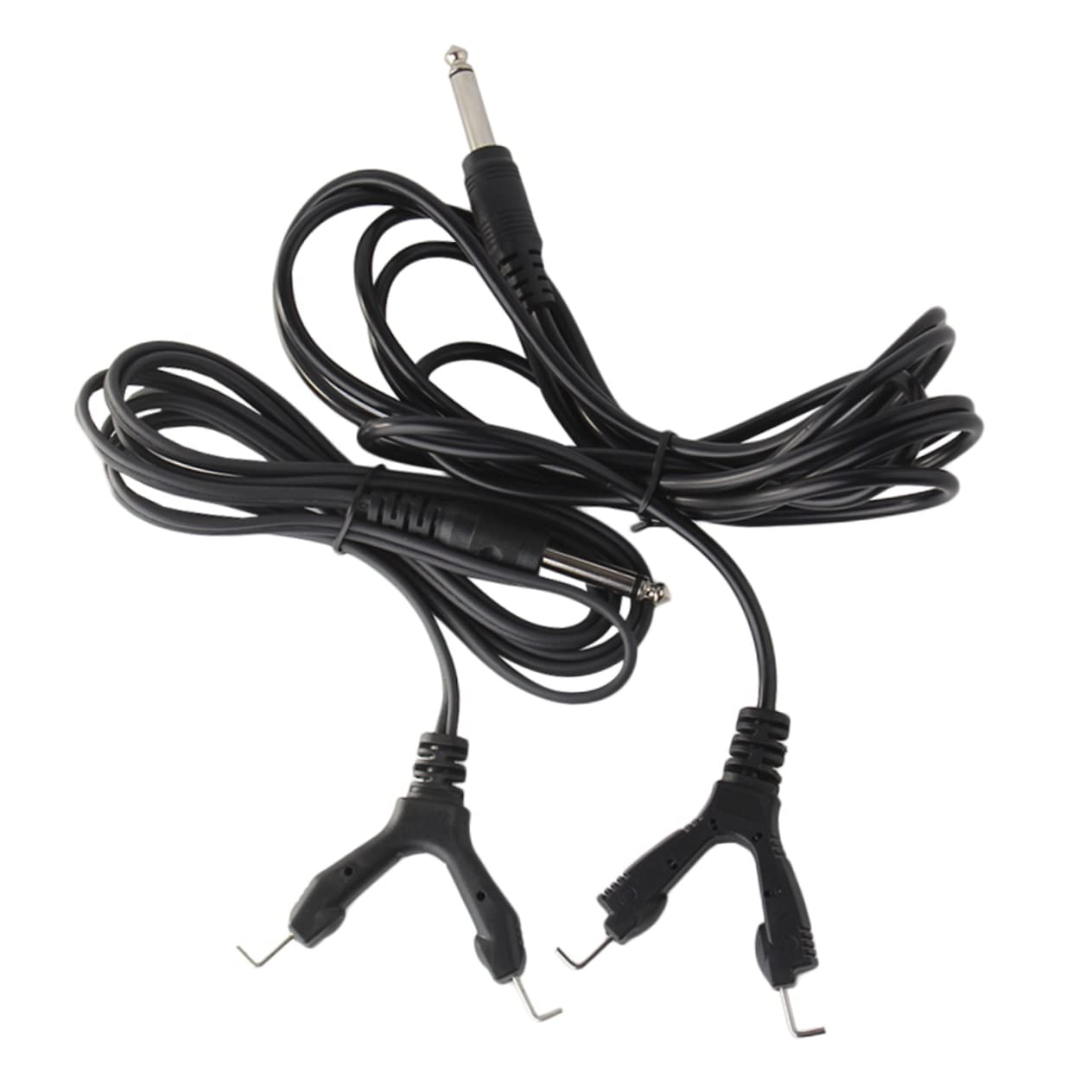 IWOWHERO Heavy Duty Silicone Copper Clip Cord Power Supply Wire for Black Durable and Reliable Power Wire for Professional Use