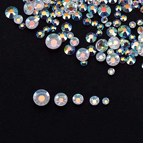 300 peças de strass brilhantes micro cristais brilhantes mini vidro decorações de pedras pequenas pa