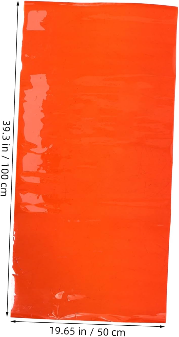 Photographic Light Film Gel Filter 50cmx100cm Orange for LED Light Correction and Office Glare Softening, Video Lighting Diffuser Sheet for Photo Studio and Video Recording