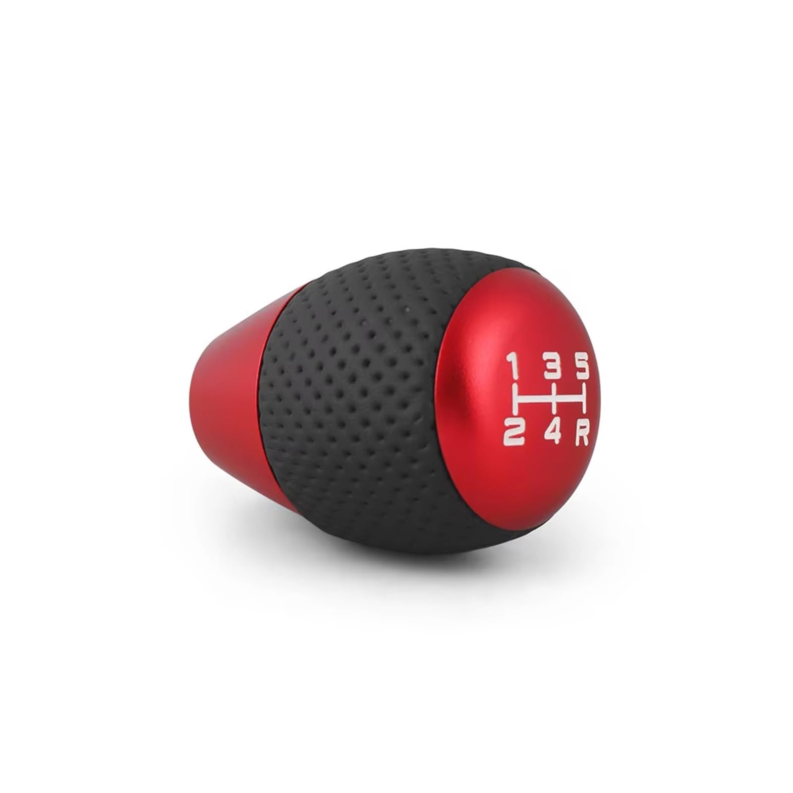 LinQianBhD Car Gear Shift Knob for M8 for M10 for M12 Shift Lever Gear Level Knob Head Universal Aluminium Car 5 Speed(Black)