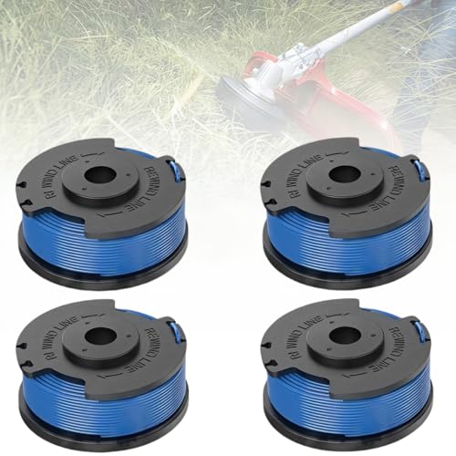 Strimmer Spool Compatible with Ryobi 4-Pack Autofeed Strimmer Wire Replacement for ONE+ AC14RL3A OLT1832 RAC124 Fits Ryobi 18V 24V 40V String Trimmers