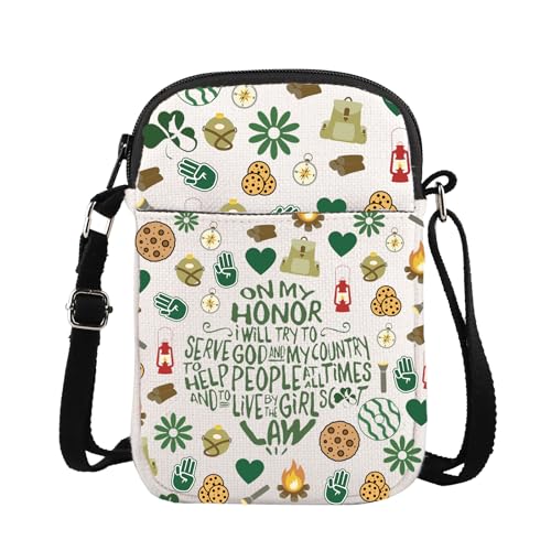 ENSIANTH Scout Messenger Bag Troop Leader -Scout Life - Camp Group Crossbody Bag (Scout Honor CB)