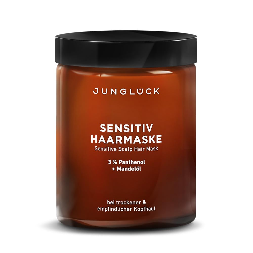 JUNGLÜCK Sensitive Hair Mask | Fragrance-neutral hair mask for the care of sensitive scalps | Without silicones & microplastics