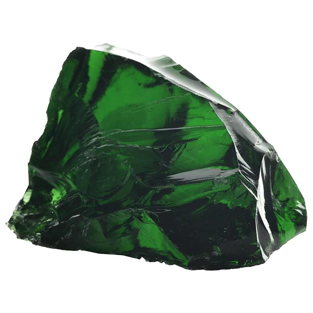 Pietre per gabbioni in vetro verde, 60-120 mm, 25 kg, pietre decorative da giardino per gabbioni, decorazione da giardino, bordo prato, recinzione per aiuole, terrazze e cortili