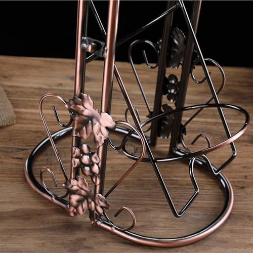 Soporte Decorativo de Metal para Botellas de Vino miniatura 3