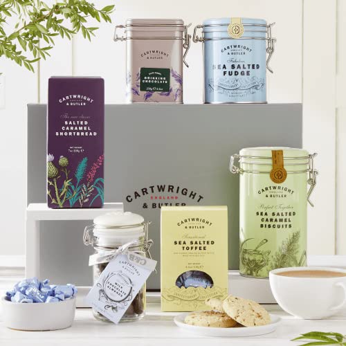 Cartwright & Butler | Cesta Extravaganza de caramelo salado | Cesta de comida | Día de la Madre | Confitería de lujo | Cestas de regalo | Happy Birthday | Cumpleaños | Thank You | Congratulations