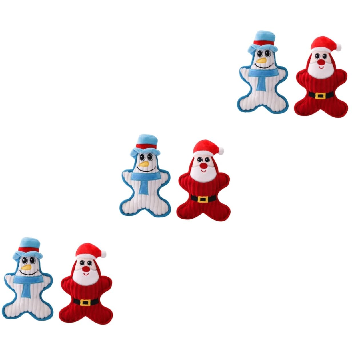 Kisangel 6 Piezas Juguete para Mascotas Mini Peluches chillón muñecas Juguetes Juguete para Masticar Perros Juguete con Sonido para Mascotas el bebé Servicio de consejería