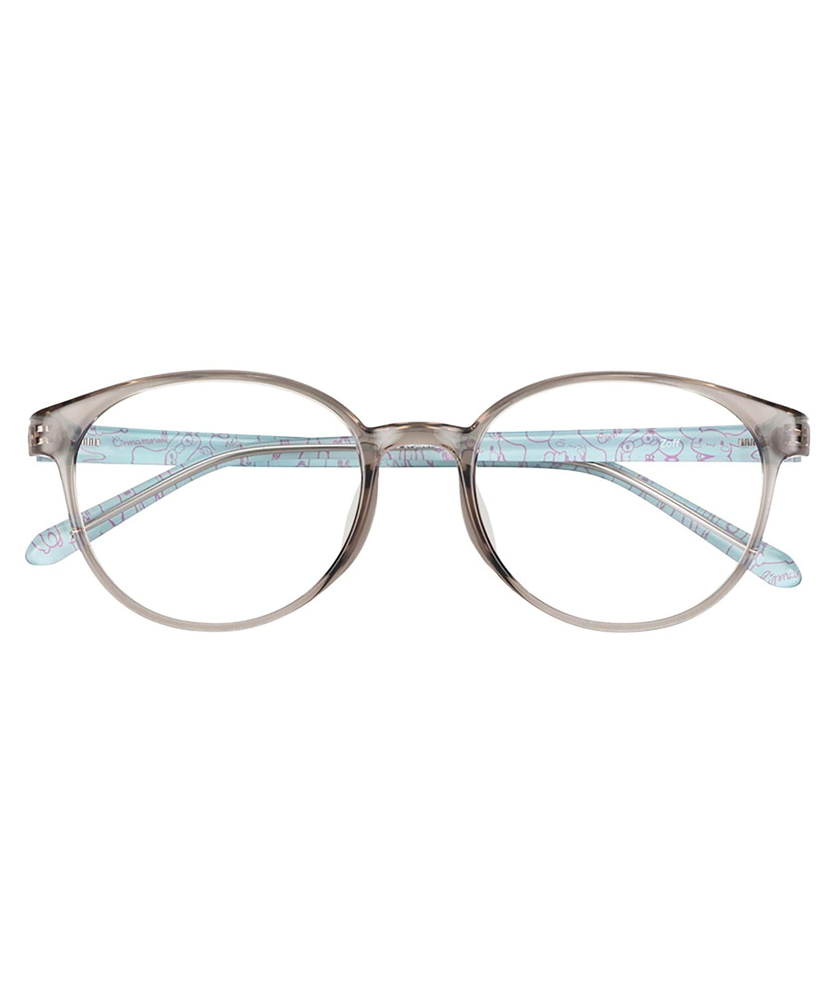Zofu Boston Shaped Glasses | Eyeglasses Optometry Adjustment, Date Glasses, Prescription Lens Replacement, No Prescription, Unisex, Stylish, Reading, Women's, Adult, Cute, Sanrio Characters (51 □ 19 :