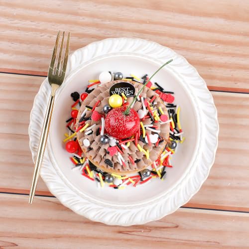 Image of Mouse Sprinkles, Red Black Yellow White Cartoon Pearl Sprinkles Mix, 4.6oz