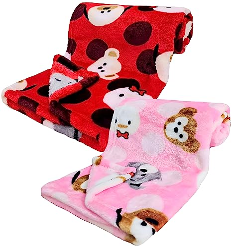 Image of BRANDONN Baby Blankets New Born Combo Pack of Crib Sheet Wrap for Baby Boys and Baby Girls Pack of 2 Pcs