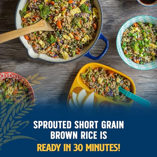 image for Lundberg Organic Sprouted Short-Grain Brown Rice – Nutty & Sticky, G