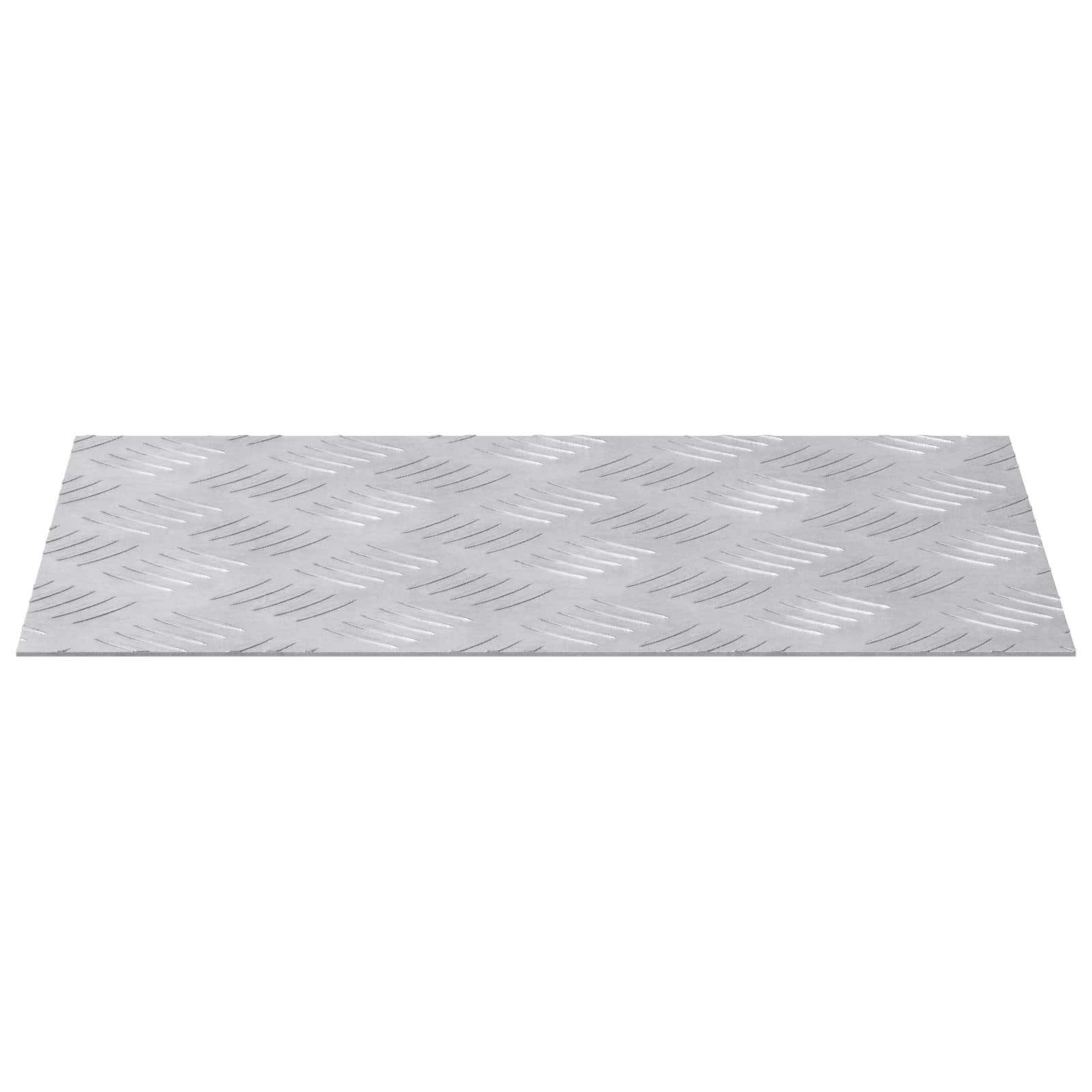 Gradini per scale in alluminio argento, 40 x 30 cm, ad angolo retto, antiscivolo, robusto, per interni ed esterni, con protezione antigraffio e isolamento acustico, per scale in legno